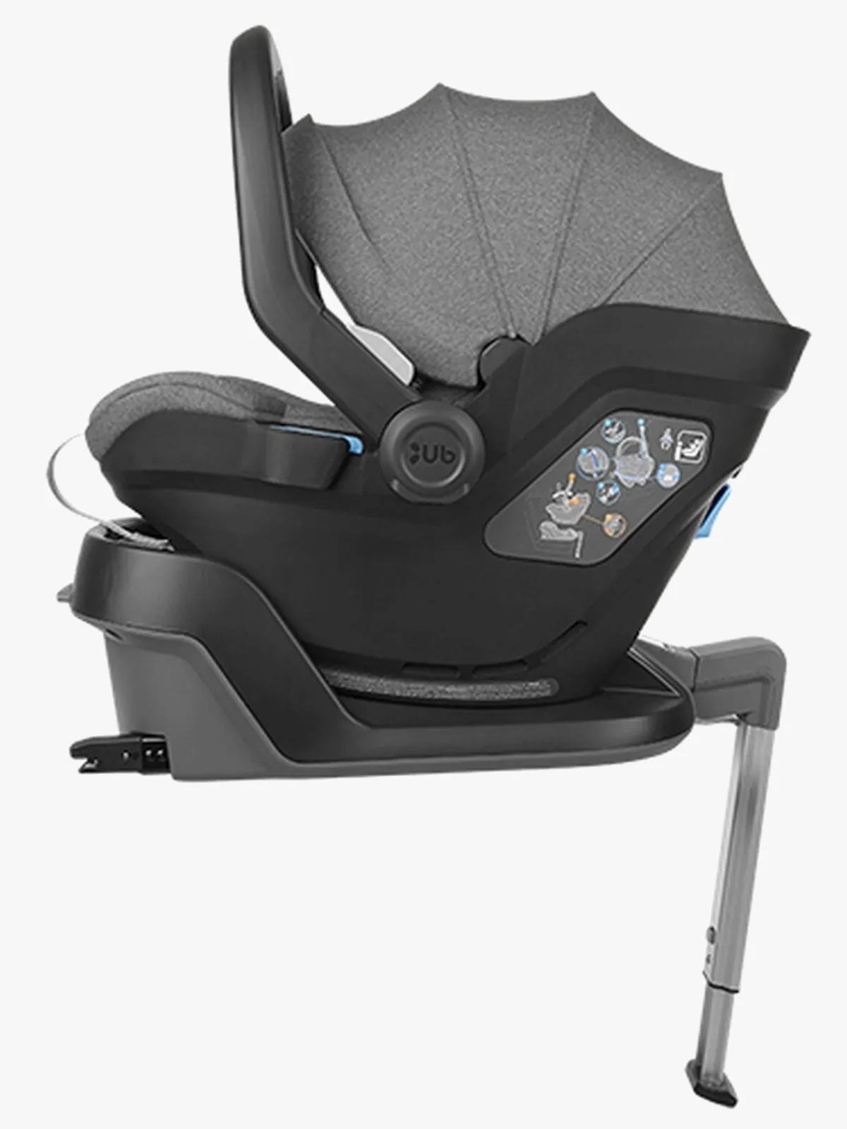 UPPAbaby Autostole 0-13 Kg>MESA i-Size Autostol Baby, Jordan Grey