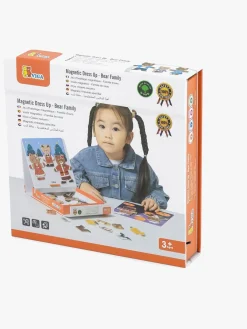 VIGA Dress Up Magnetsæt Bjørn Familie 54 Stk.