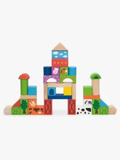 VIGA Byggesæt & Lego*Træklodser Bondegård 50 Stk.