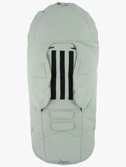 Voksi Køreposer*Breeze Light Kørepose, Dusty Green Footprints Grøn