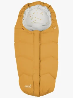 Voksi Køreposer*Move Kørepose, Golden Yellow Flying Gul/Hvid