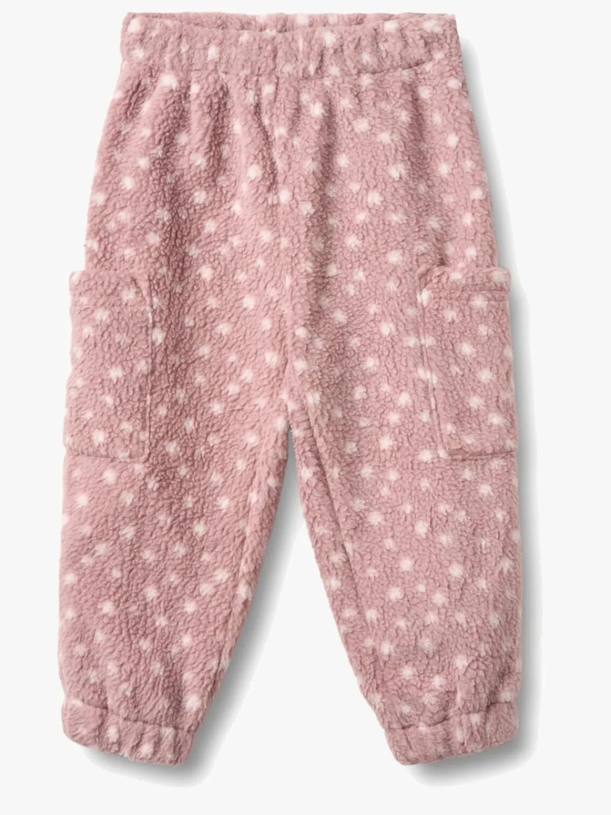 Wheat Fleecetøj*Suun Fleecebukser, Rosewood Dots