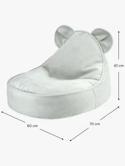 Børn Wigiwama Børnemøbler>Bjørn Sækkestol, Misty Green