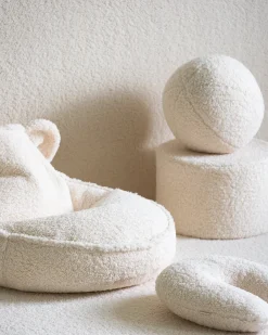 Børn Wigiwama Cream White Puf