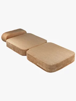 Børn Wigiwama Flip Foldbar Stol 150x60 cm, Toffee