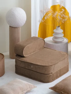 Børn Wigiwama Flip Foldbar Stol 150x60 cm, Toffee