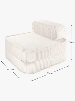 Børn Wigiwama Børnemøbler></noscript>Flip Foldbar Stol 150x60 cm, Marshmallow