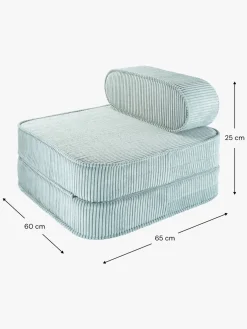 Børn Wigiwama Flip Foldbar Stol 150x60 cm, Peppermint Green