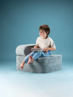 Børn Wigiwama Flip Foldbar Stol 150x60 cm, Peppermint Green