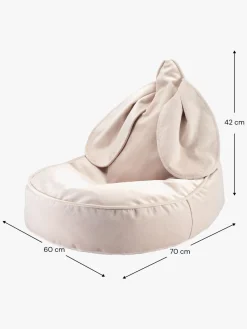 Børn Wigiwama Kanin Sækkestol, Dusty Beige