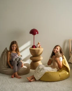 Børn Wigiwama Kanin Sækkestol, Dusty Beige