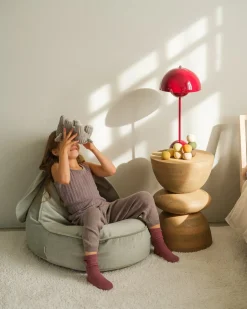 Børn Wigiwama Kanin Sækkestol, Misty Green