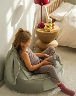 Børn Wigiwama Kanin Sækkestol, Misty Green