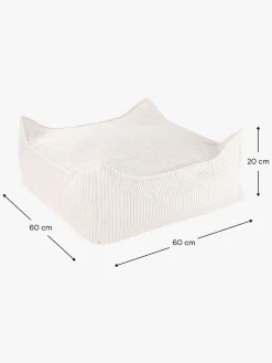 Børn Wigiwama Kvadrat Puf, Marshmallow
