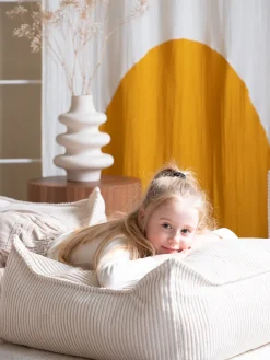 Børn Wigiwama Kvadrat Puf, Marshmallow