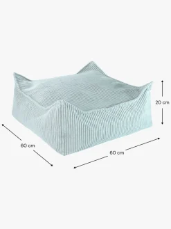 Børn Wigiwama Kvadrat Puf, Peppermint Green