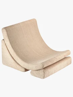 Børn Wigiwama Børnemøbler>Måne Lænestol, Brown Sugar