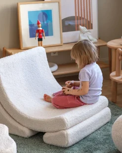 Børn Wigiwama Måne Lænestol, Cream White