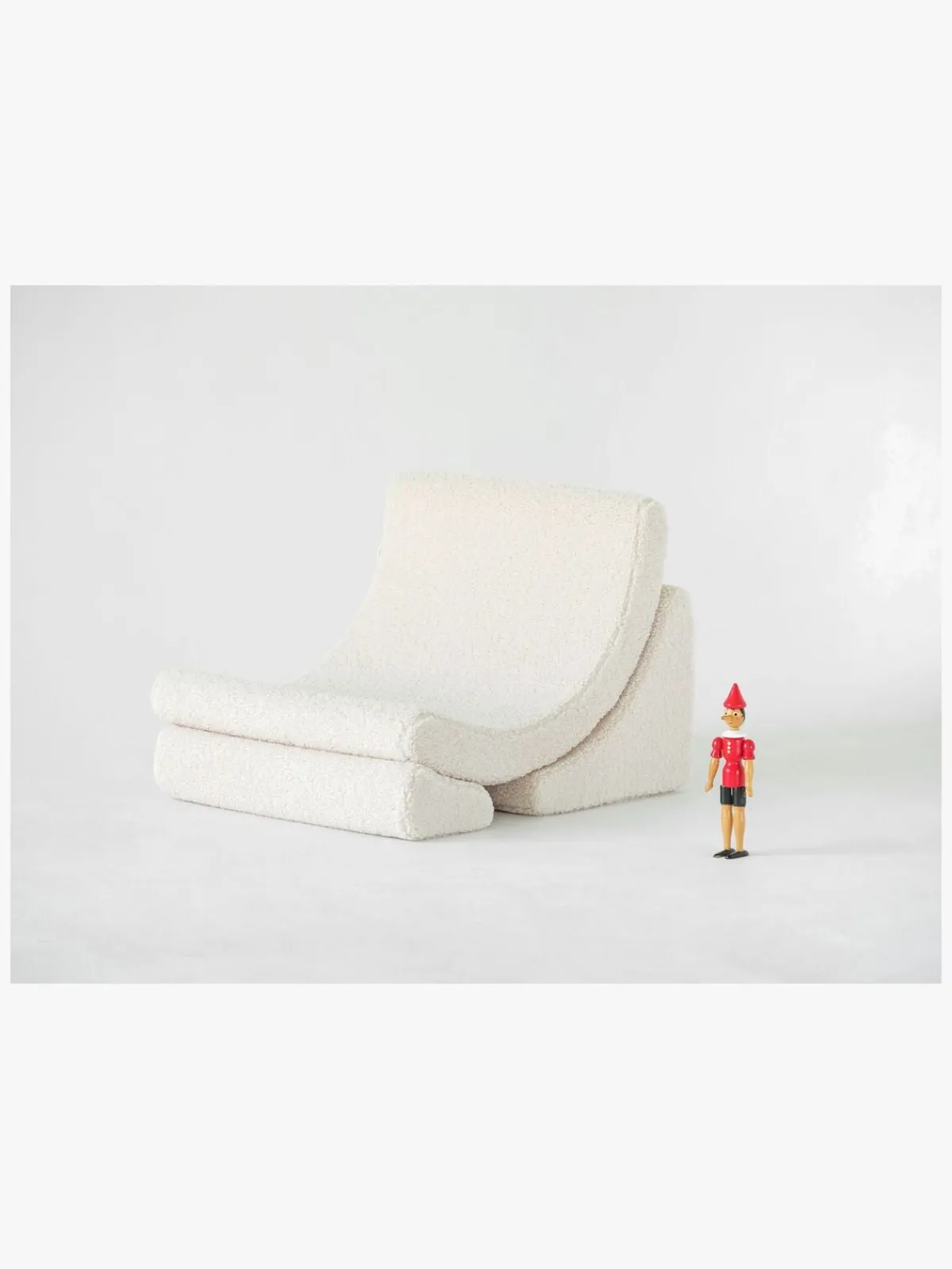 Børn Wigiwama Måne Lænestol, Cream White