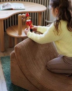 Børn Wigiwama Børnemøbler></noscript>Måne Lænestol, Toffee