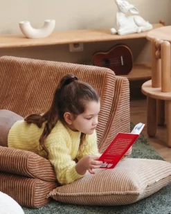 Børn Wigiwama Børnemøbler></noscript>Måne Lænestol, Toffee