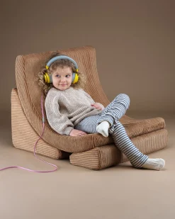 Børn Wigiwama Børnemøbler></noscript>Måne Lænestol, Toffee