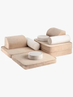 Børn Wigiwama Børnemøbler>Play Bygbar Sofa 272x156 cm, Brown Sugar