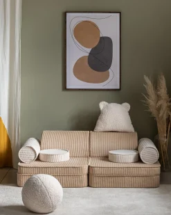 Børn Wigiwama Børnemøbler></noscript>Play Bygbar Sofa 272x156 cm, Brown Sugar