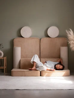 Børn Wigiwama Børnemøbler></noscript>Play Bygbar Sofa 272x156 cm, Brown Sugar