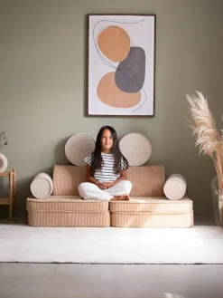 Børn Wigiwama Børnemøbler></noscript>Play Bygbar Sofa 272x156 cm, Brown Sugar