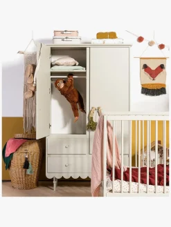 Børn WoodLuck Wood Luck Babushka Garderobeskab, Olive