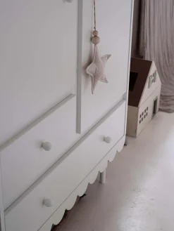 WoodLuck Børnemøbler*Wood Luck Babushka Garderobeskab, Hvid