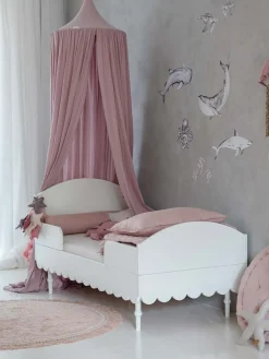 WoodLuck Børnesenge & Tilbehør*Wood Luck Babushka Juniorseng 2-i-1, Hvid